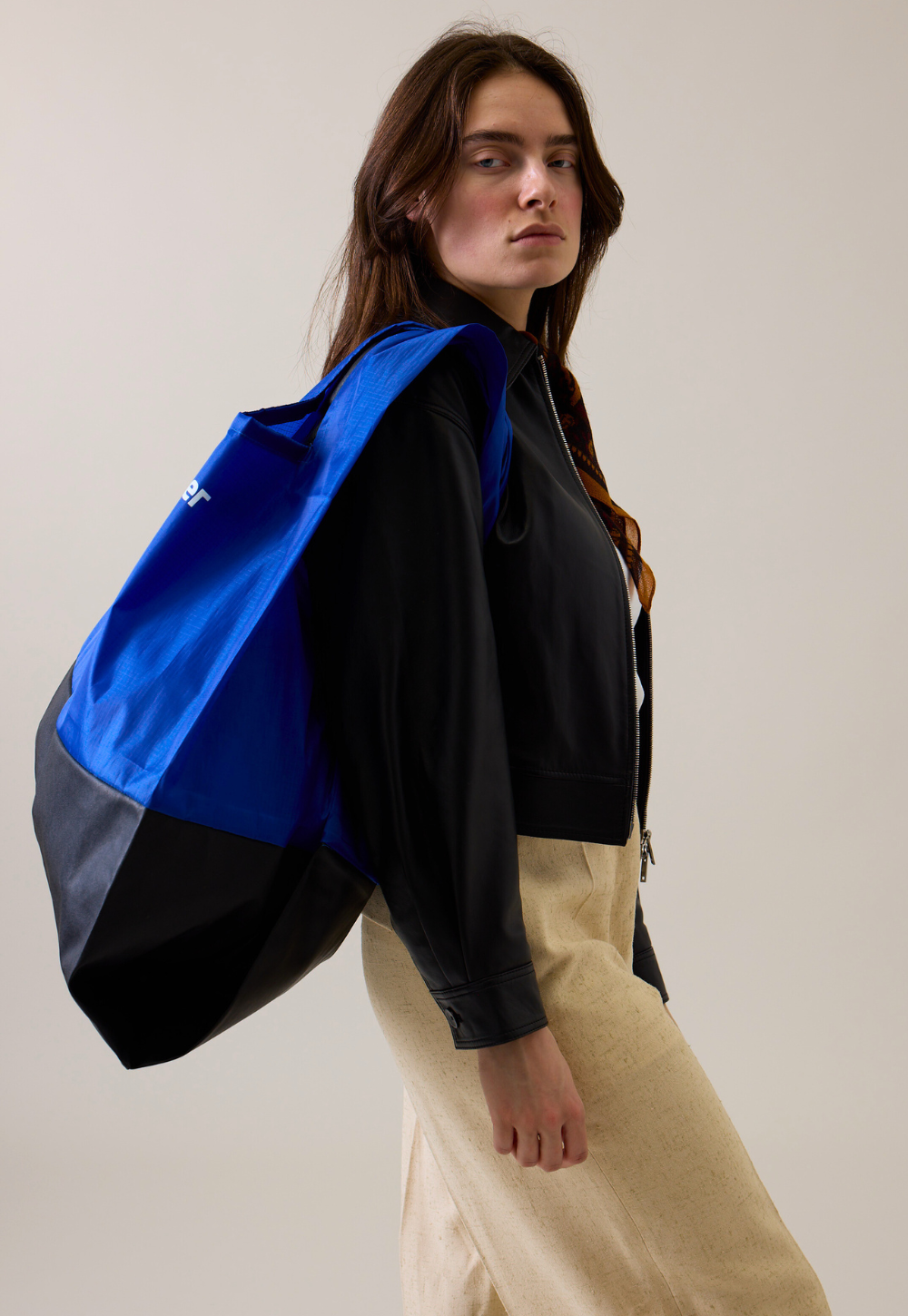 Big shopping bag - cobalt