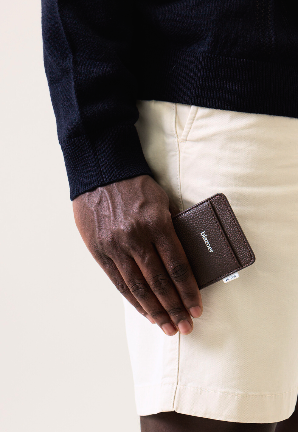 Card holder - dark brown