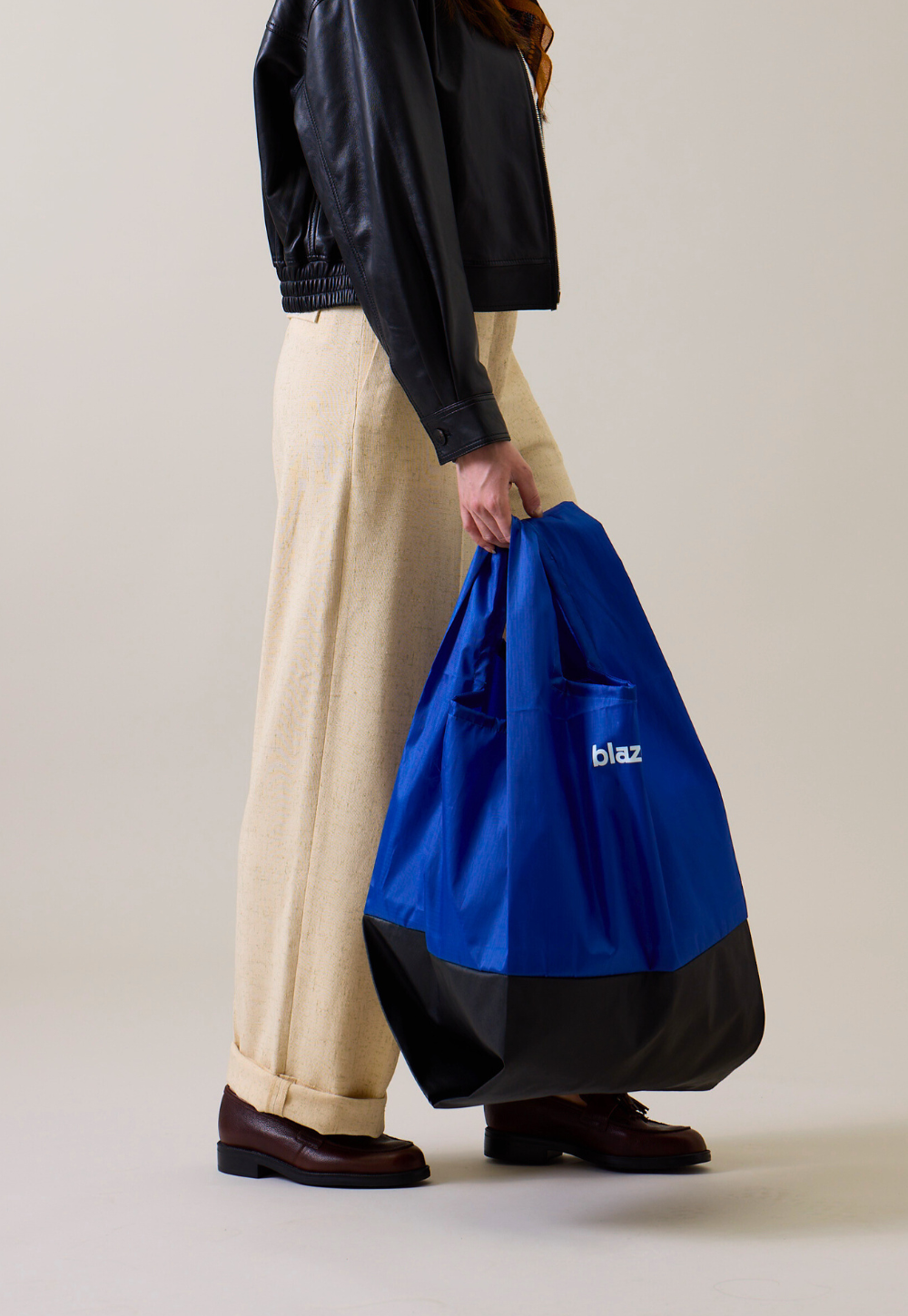 Big shopping bag - cobalt