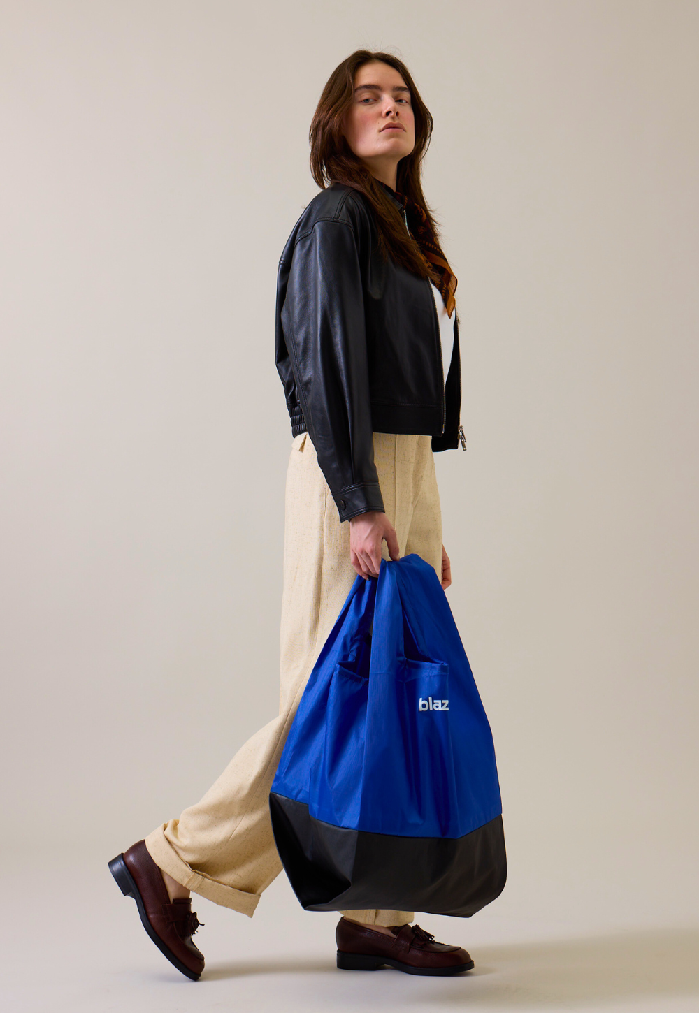 Big shopping bag - cobalt